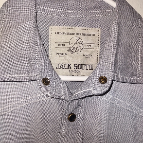 Jack south London men's denim shirt. - Picture 3 of 8